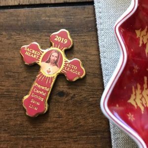 Driving Prayer Cross Saves Life for Car Sticker
